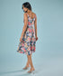 Floral Printed Sweet Heart Princessline Dress
